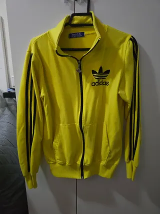 Chaqueta Adidas Azul y Amarilla