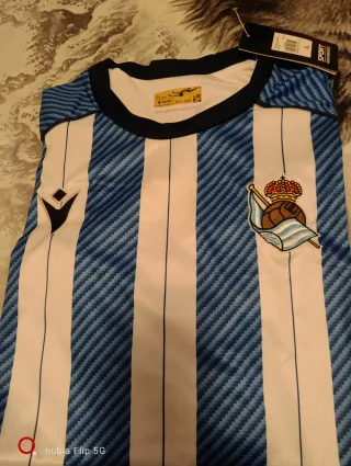 Camiseta Real Sociedad Macron Talla XL