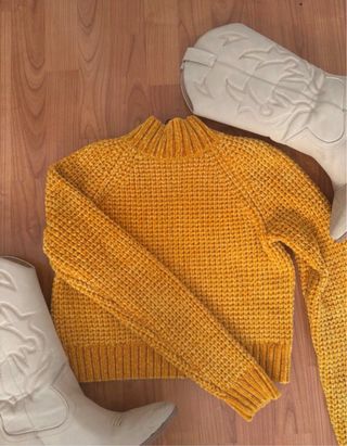 Jersey H&M Amarillo Mujer