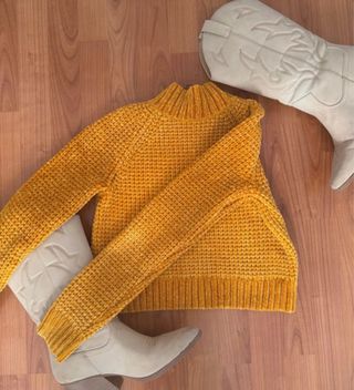 Jersey H&M Amarillo Mujer