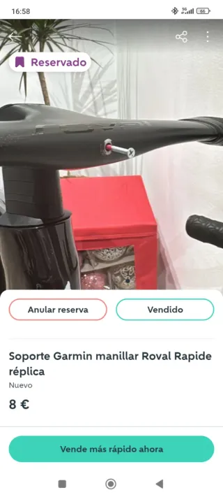 Soporte GPS manillar Roval Rapide Replica