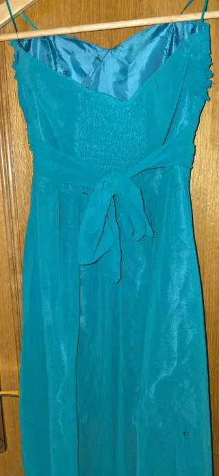 Vestido de Fiesta Talla M Turquesa 