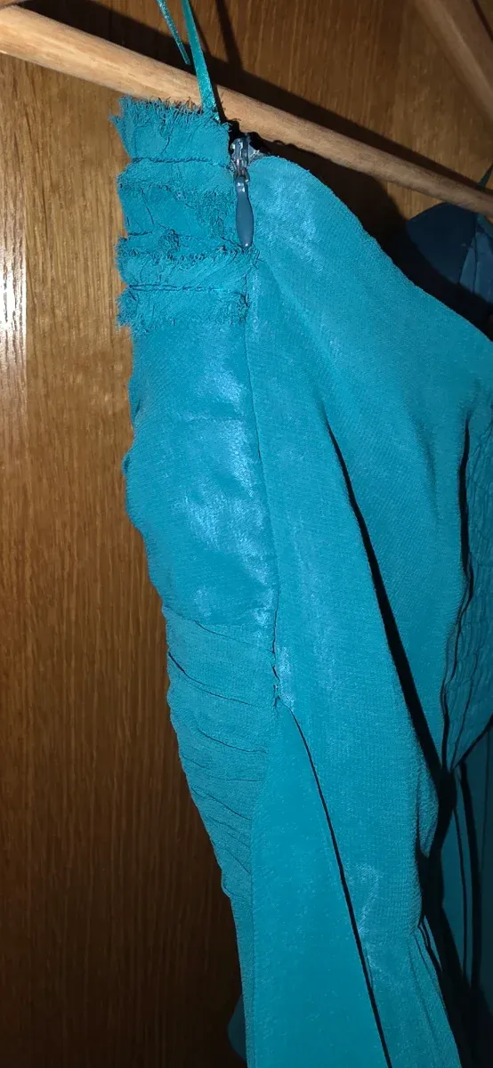 Vestido de Fiesta Talla M Turquesa