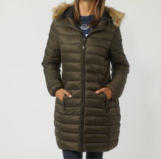 Anorak Geographical Norway verde militar