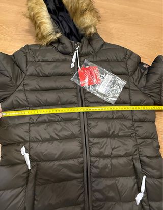 Anorak Geographical Norway verde militar