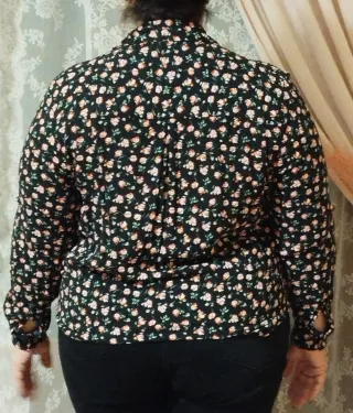 Camicia donna fantasia floreale