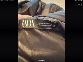 Abrigo Zara Negro Talla XXL