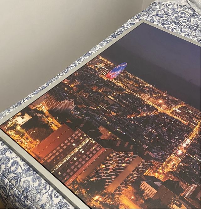 Cuadro Decorativo Barcelona Noche