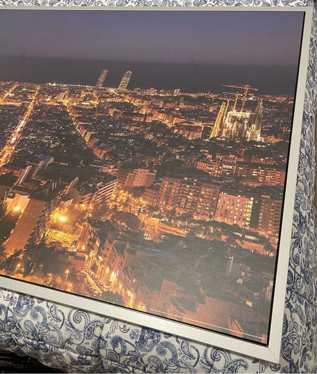 Cuadro Decorativo Barcelona Noche