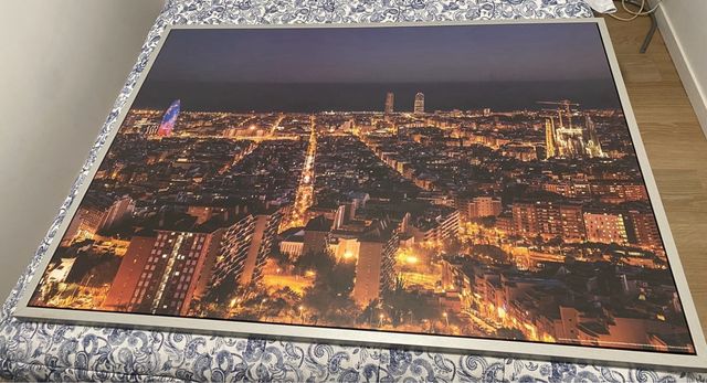 Cuadro Decorativo Barcelona Noche