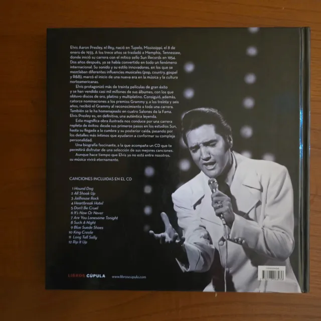 Libro Elvis con CD de sus mejores canciones