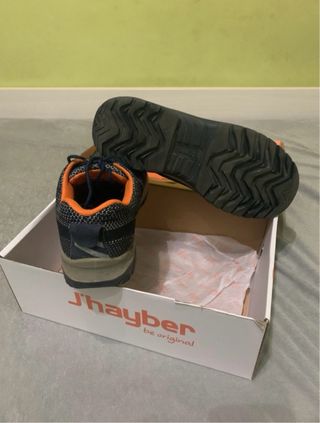Botas de Seguridad Rayber Hombre Azul/Naranja