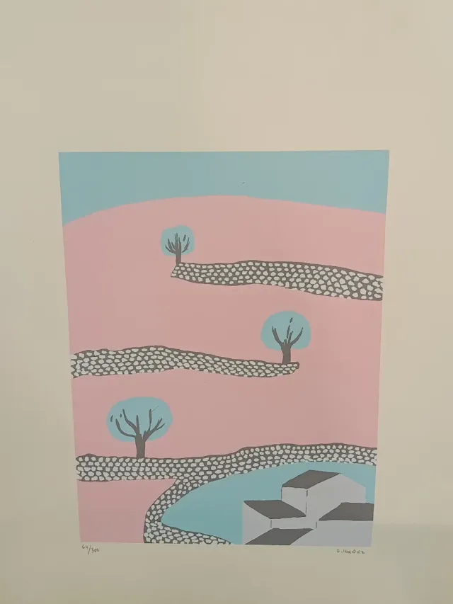 Serigrafía Concha Ibáñez 64/300 Años 70