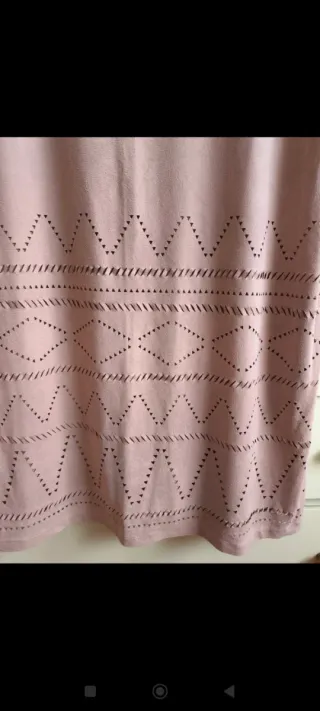 Vestido rosa con detalles