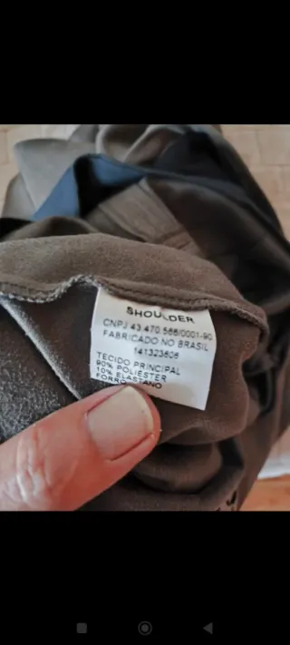 Vestido gris oscuro