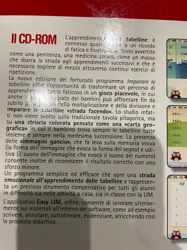 Imparare le tabelline con il metodo analogico. ...