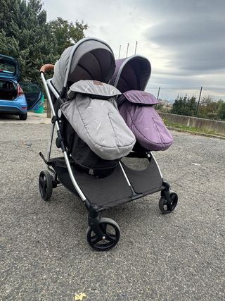 Carro gemelar para bebé