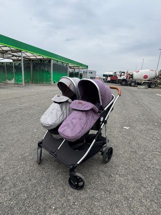 Carro gemelar para bebé