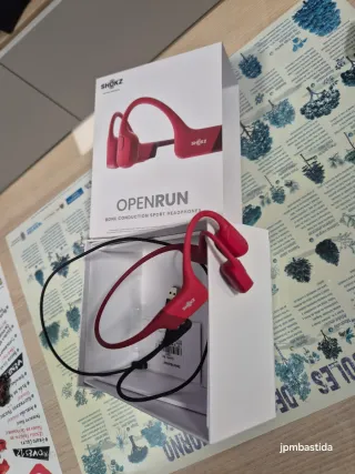 Auriculares Shokz Openrun Rojo/Rosa