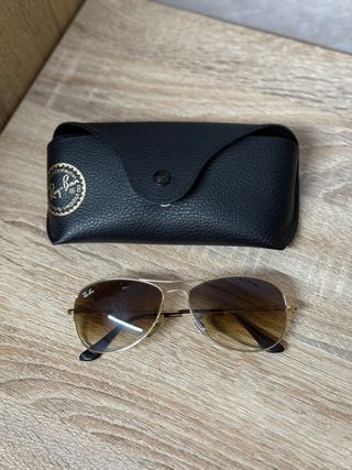 Gafas de sol Ray-Ban Aviator Marrones y Doradas