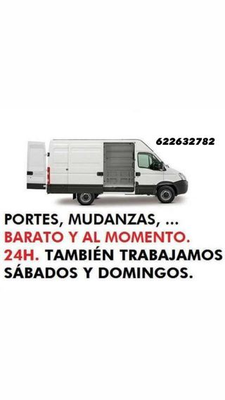 HACEMOS PORTES Y MUDANZAS BARATO !!