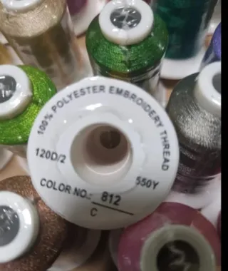 60 hilos para bordar a máquina