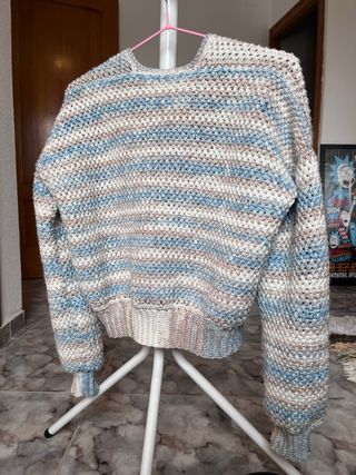 Chaqueta ganchillo hecha a mano talla única