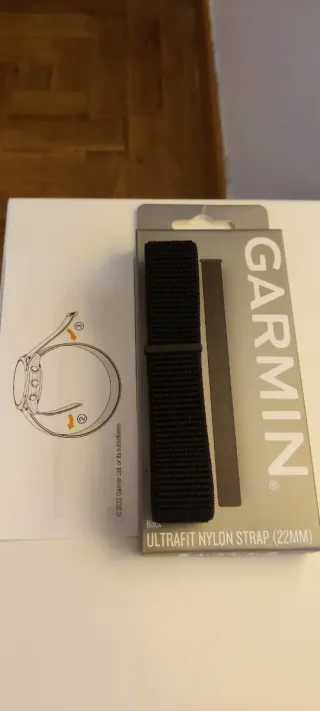 Correa Garmin Ultrafit Nylon 22mm Negra...