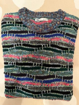 Jersey Zara Hombre Talla M Multicolor