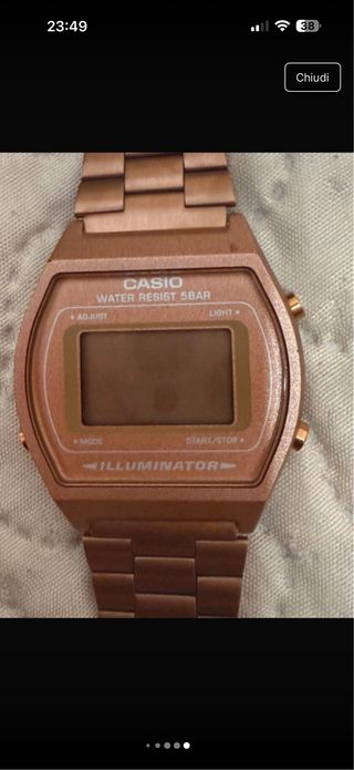 Orologio Casio Oro