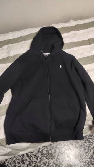 Sudadera Polo Ralph Lauren Negra Cremallera