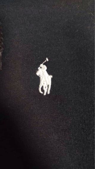 Sudadera Polo Ralph Lauren Negra Cremallera