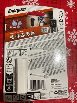 Linterna Energizer Hard Case 75 Lúmenes