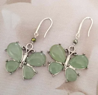 Pendientes Mariposa Aventurina 925