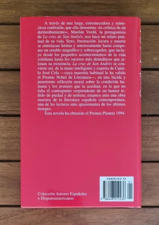 Libro: La cruz de San Andrés - Camilo José Cela 
