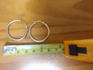 Pendientes Aro Dorados Bisutería