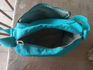 Borsa nylon blu petrolio