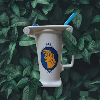 Taza cerámica diseño clásico