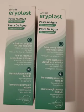 2 Cremas Eryplast Lutsine Pasta Al Agua