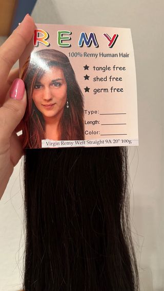 Extensiones de pelo virgen natural 50cm