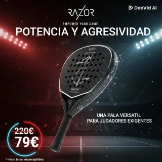 Pala de pádel Razor Panther a estrenar 79€ 