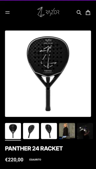 Pala de pádel Razor Panther a estrenar 79€ 