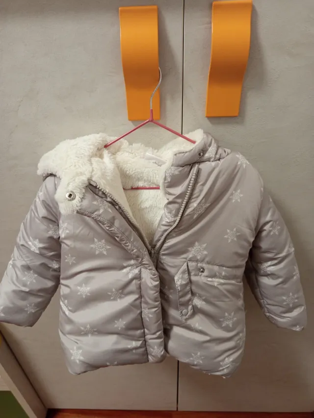 Giacca bambina invernale con stelle