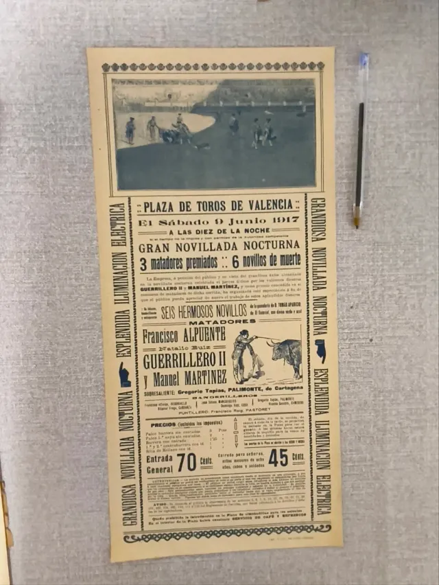 lote 7 carteles taurinos