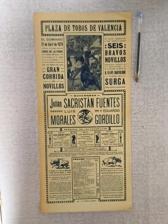 lote 7 carteles taurinos