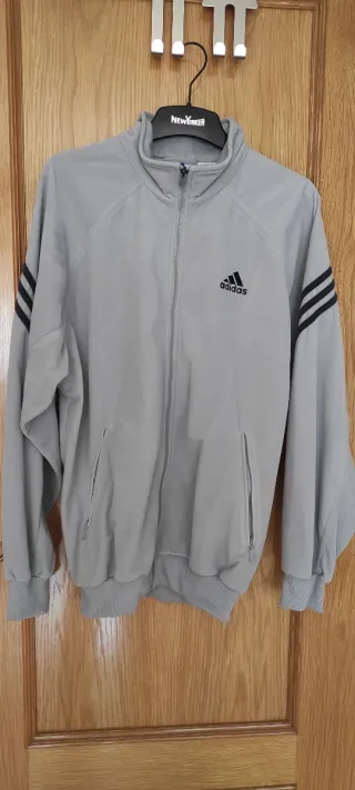 Chaqueta chándal Adidas gris