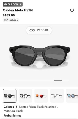 Oakley HSTN Meta IA PRIZM Black Polarized