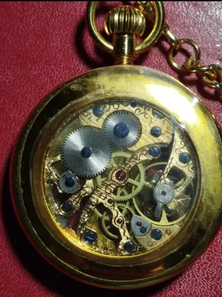 RELOJ DE BOLSILLO ESKELETOR