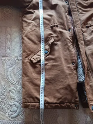 Parka niño marrón talla 14 años

