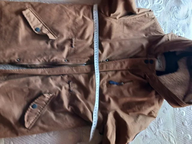 Parka niño marrón talla 14 años

